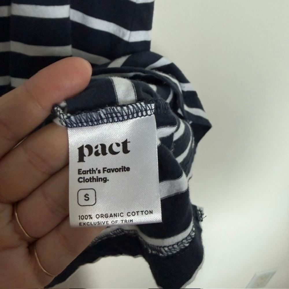 Pact Softspun Organic Cotton A-Line Tank Dress Small | Fair Trade Casual Dress - Picture 8 of 11
